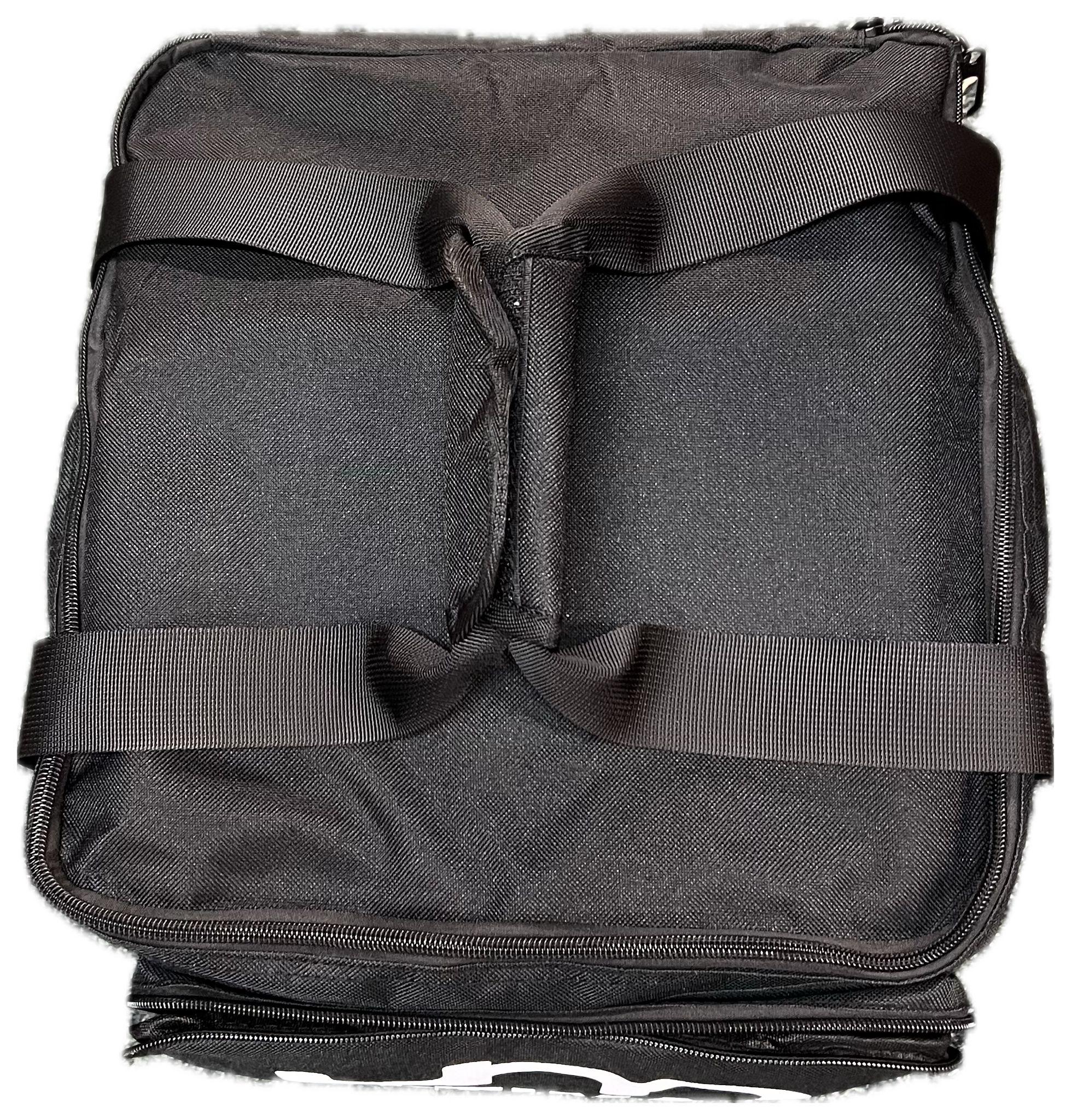 "Ultimax padded uplighter carry bag with heavy-duty zipper closure"