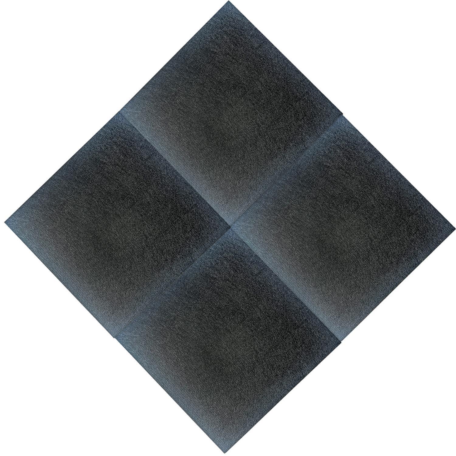 4 x Citronic Sound Absorption Tile 600 x 600mm Black - DY Pro Audio