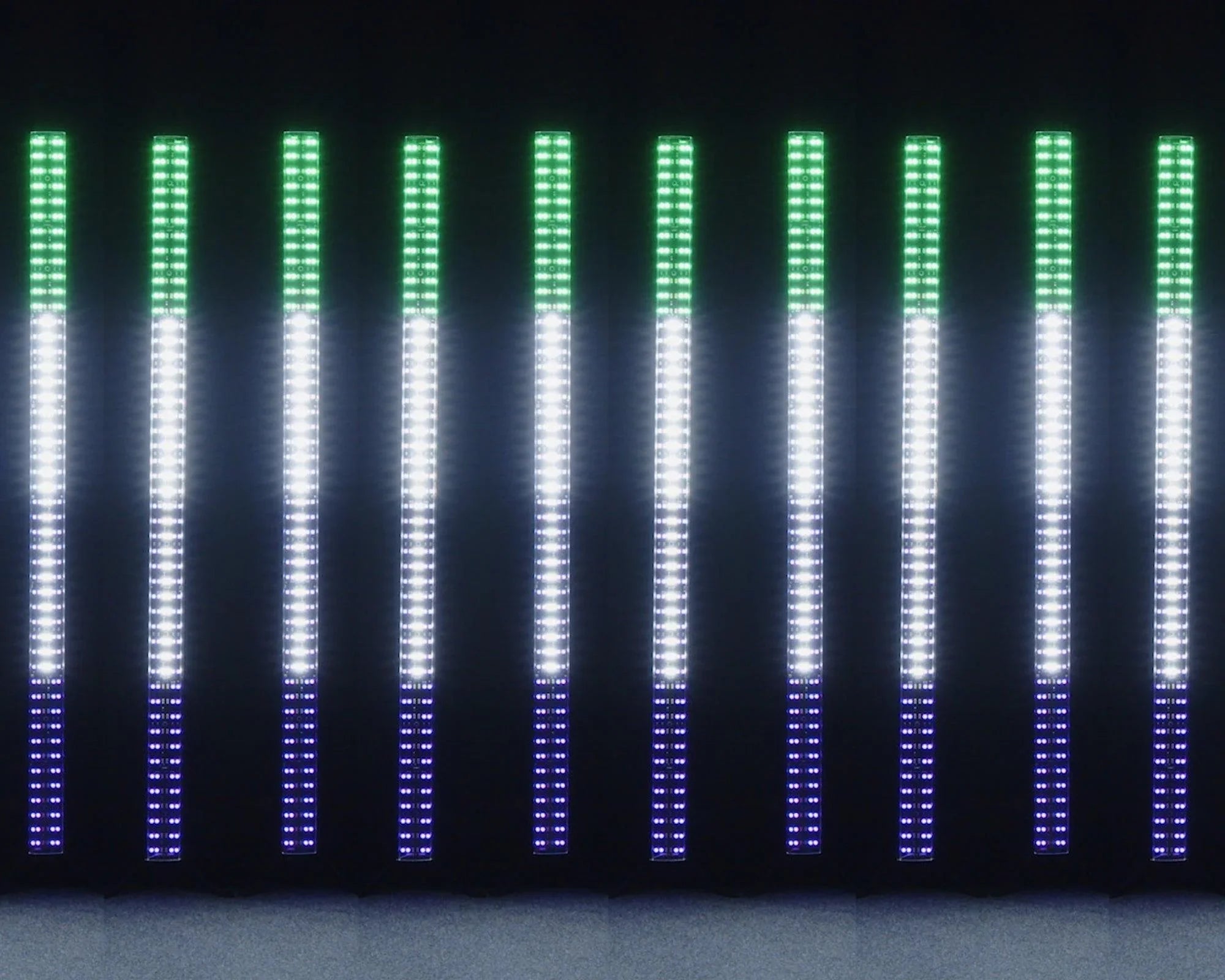 4 x Equinox Spectra Strobe Batten with Floor Standing Brackets - DY Pro Audio