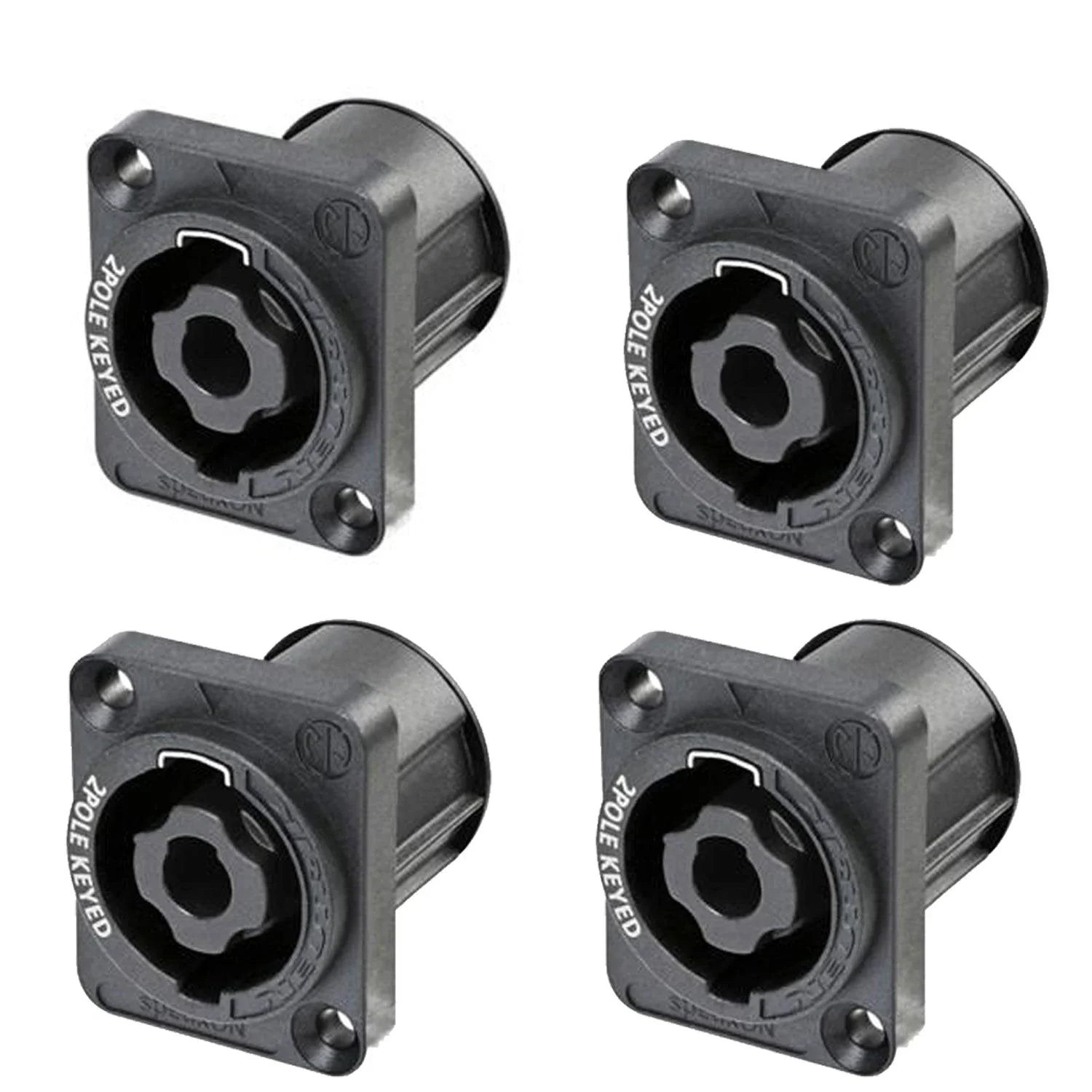 4 x Neutrik NL2MPXX Speakon Connector - DY Pro Audio