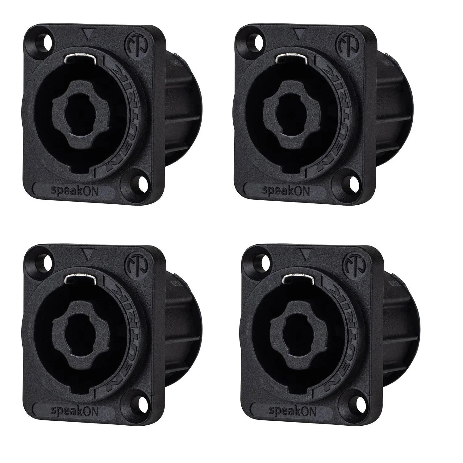 4 x Neutrik NL4MPXX Speakon Connector - DY Pro Audio