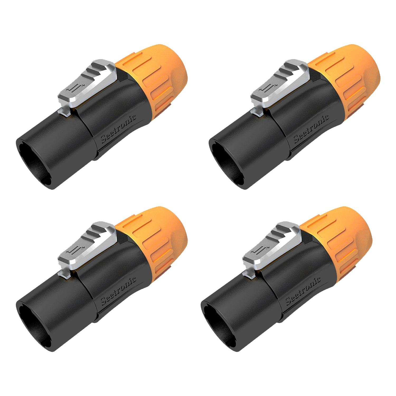 4 x Seetronic SAC3MX PowerTwist TR1 IP65 Connector - DY Pro Audio