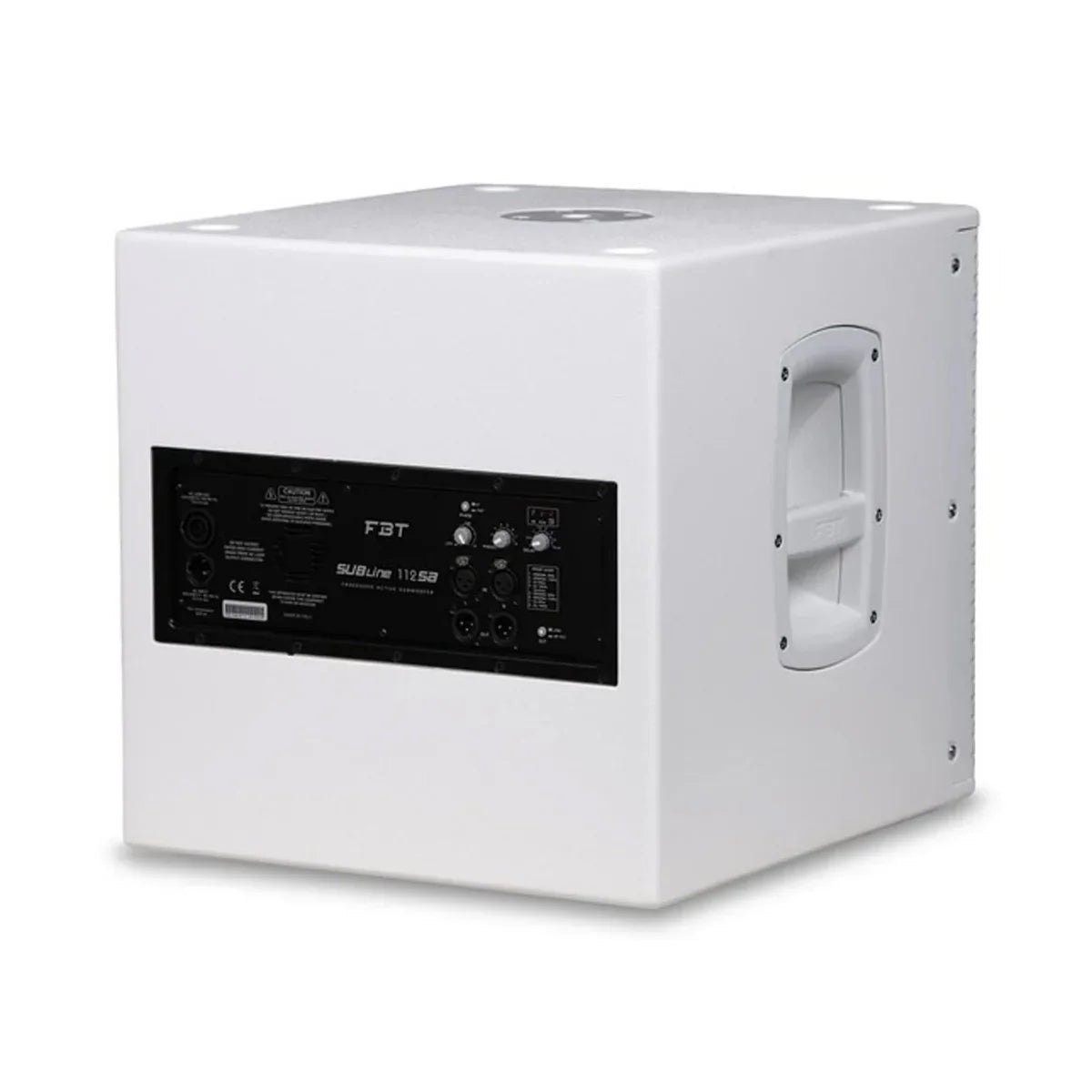 2 x FBT SUBline 112sa 12" Active Subwoofer White