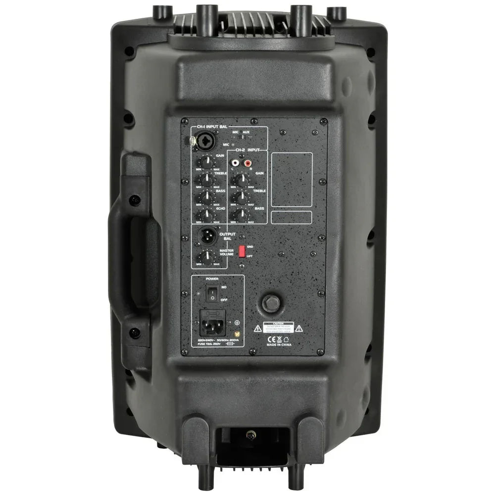 Party Package, DJ Booth Pro, Derby Light Bar, QX12A Speakers Bundle