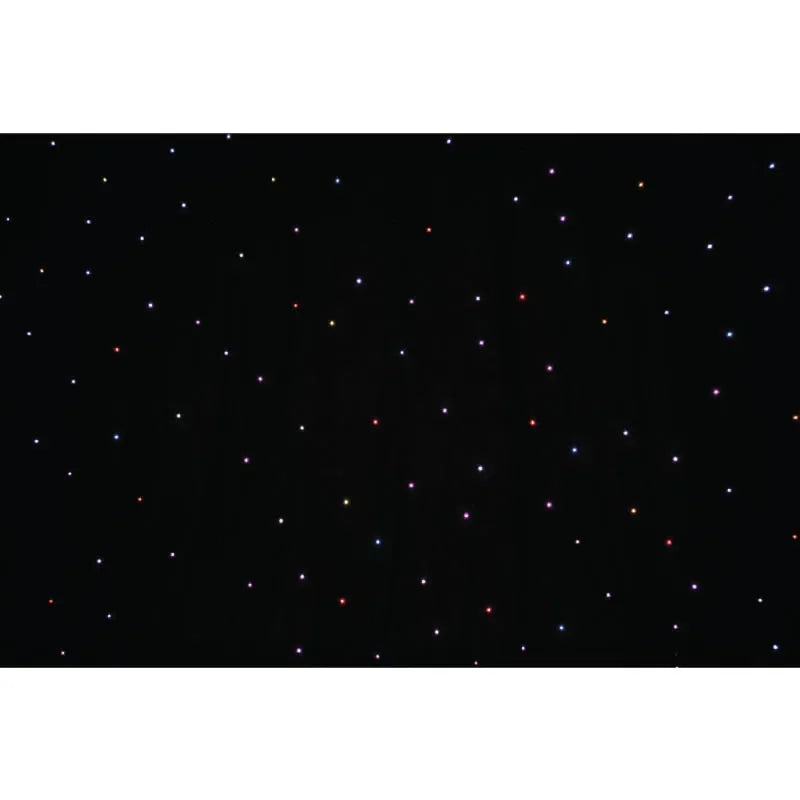 LEDJ 8 x 4m Black PRO Tri LED Star Cloth System
