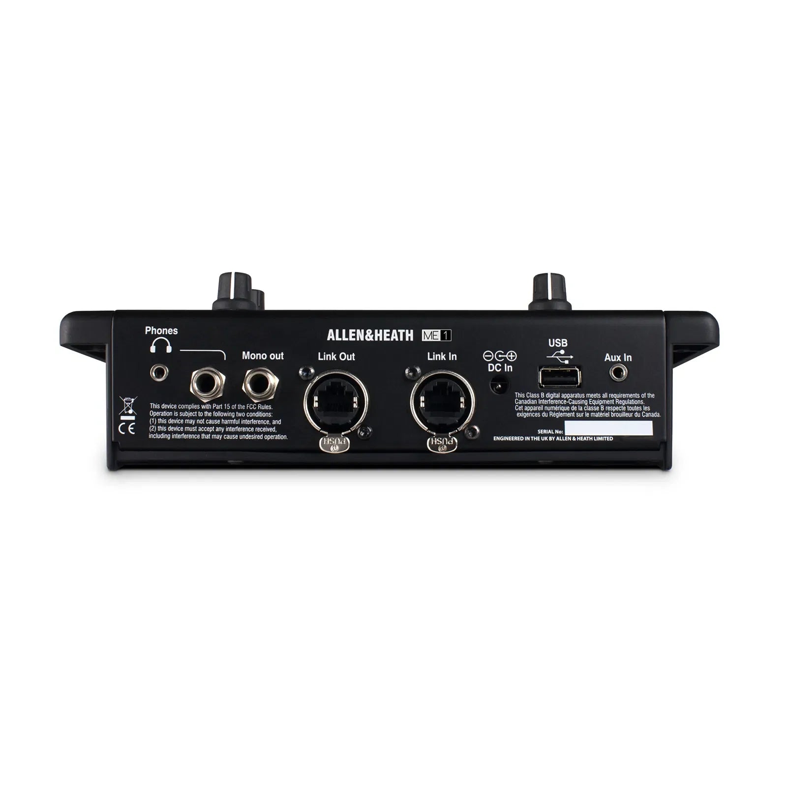 Allen & Heath ME-1 40 Channel Personal Mixer with PSU, HP hook & Mic Bracke