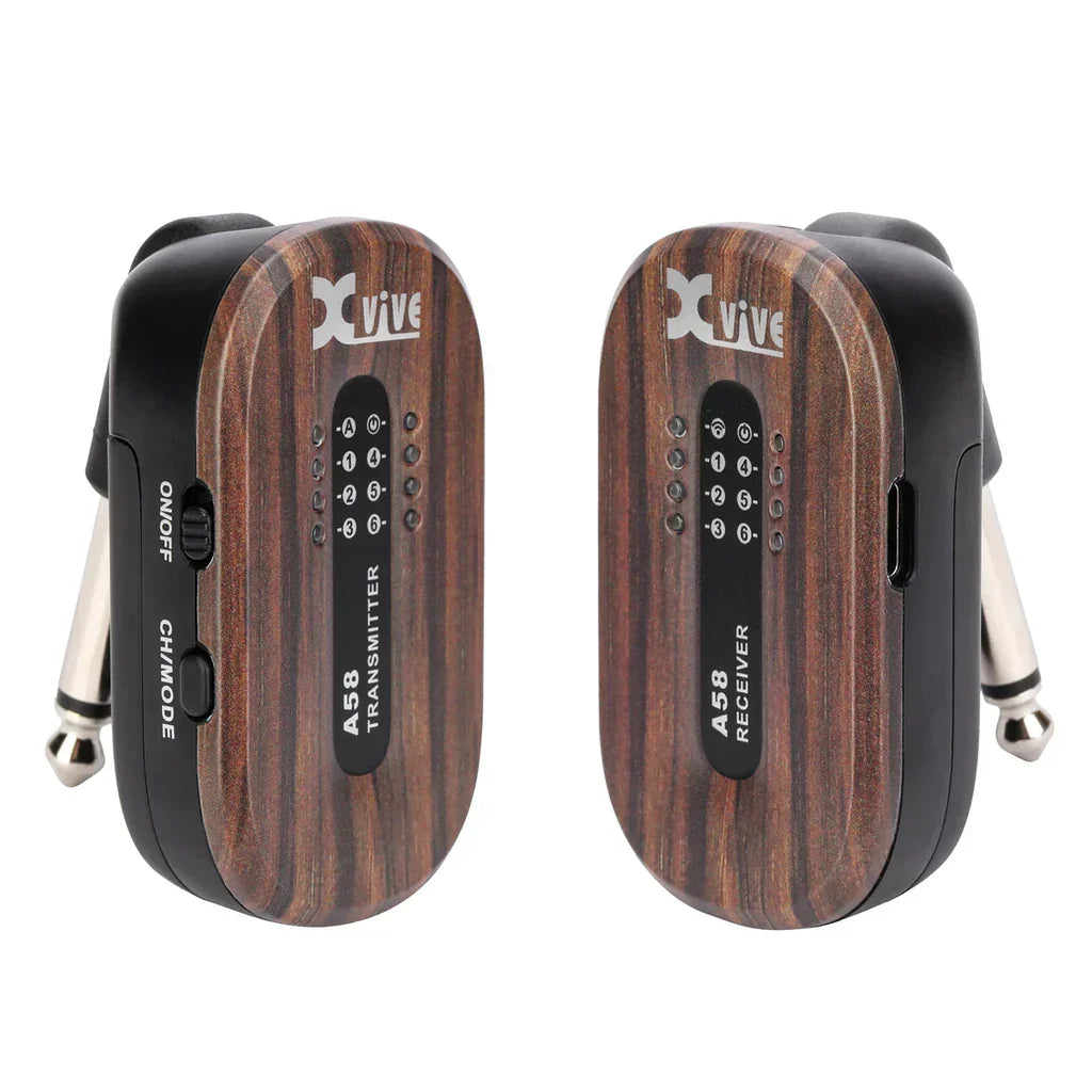 Xvive A58 5.8GHz Wireless Guitar System Rosewood
