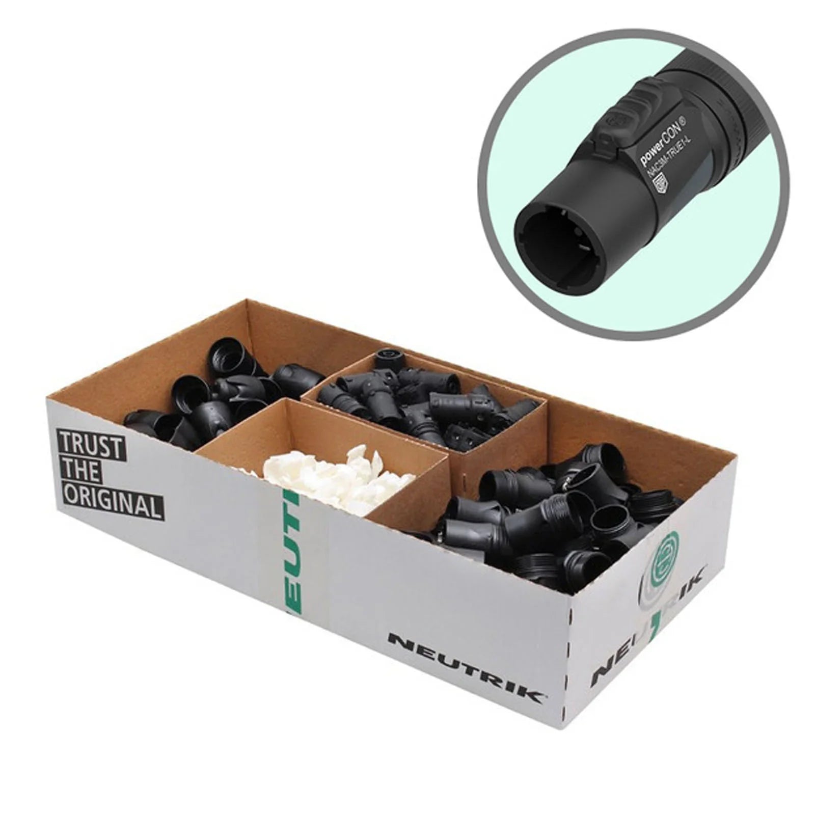 Neutrik NAC3M-TRUE1-L-D powerCON True 1 Connector (Male) Large (50pcs disassembled)