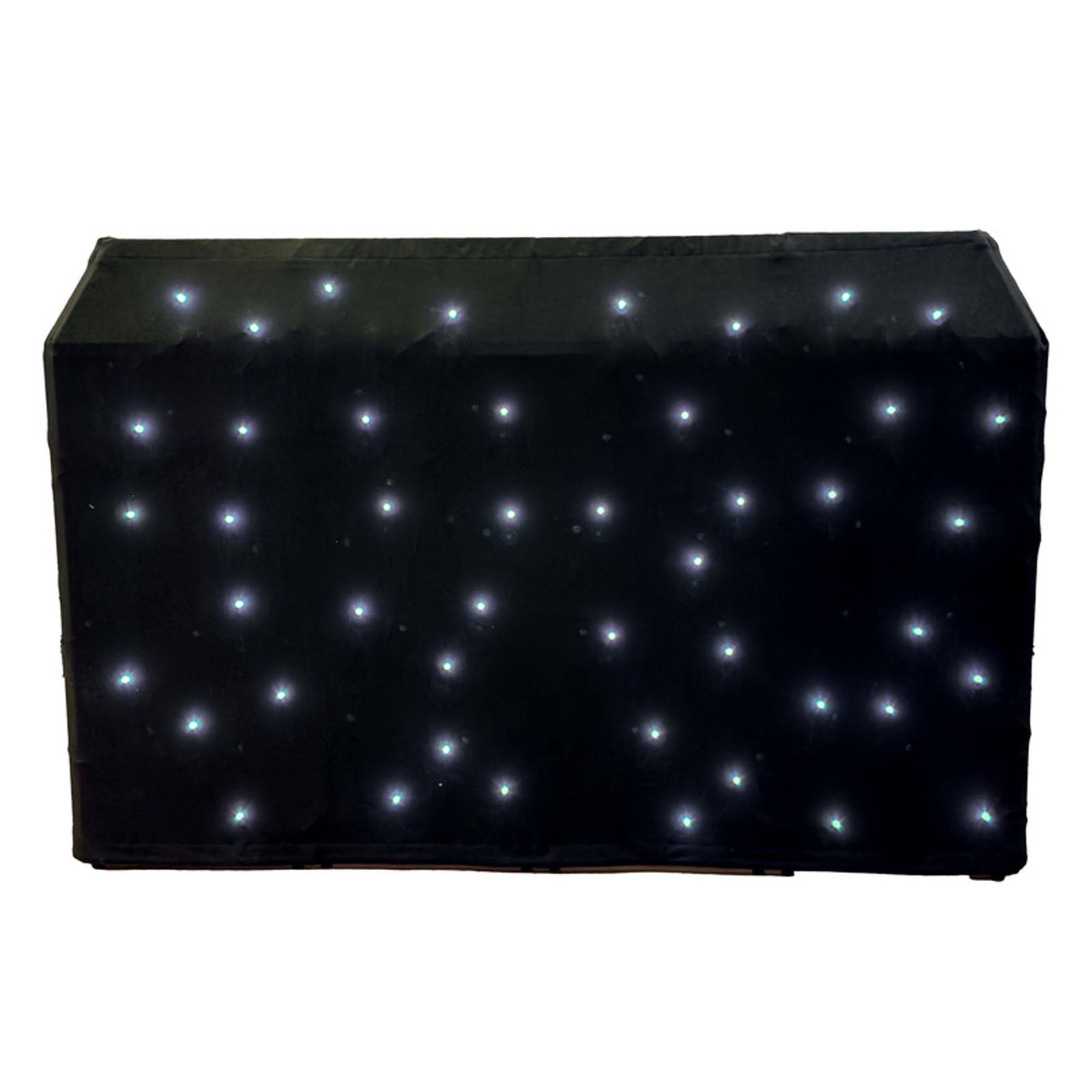 Ultimax DJSC-WHT-PRO-XL White LED Starcloth for DJBoothProXL