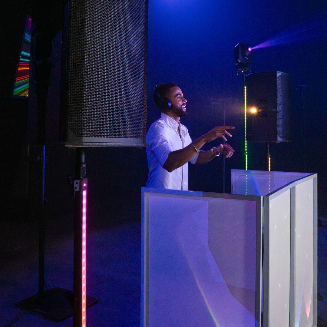 Chauvet DJ FLEXstand FX ILS LED Square Base Stand