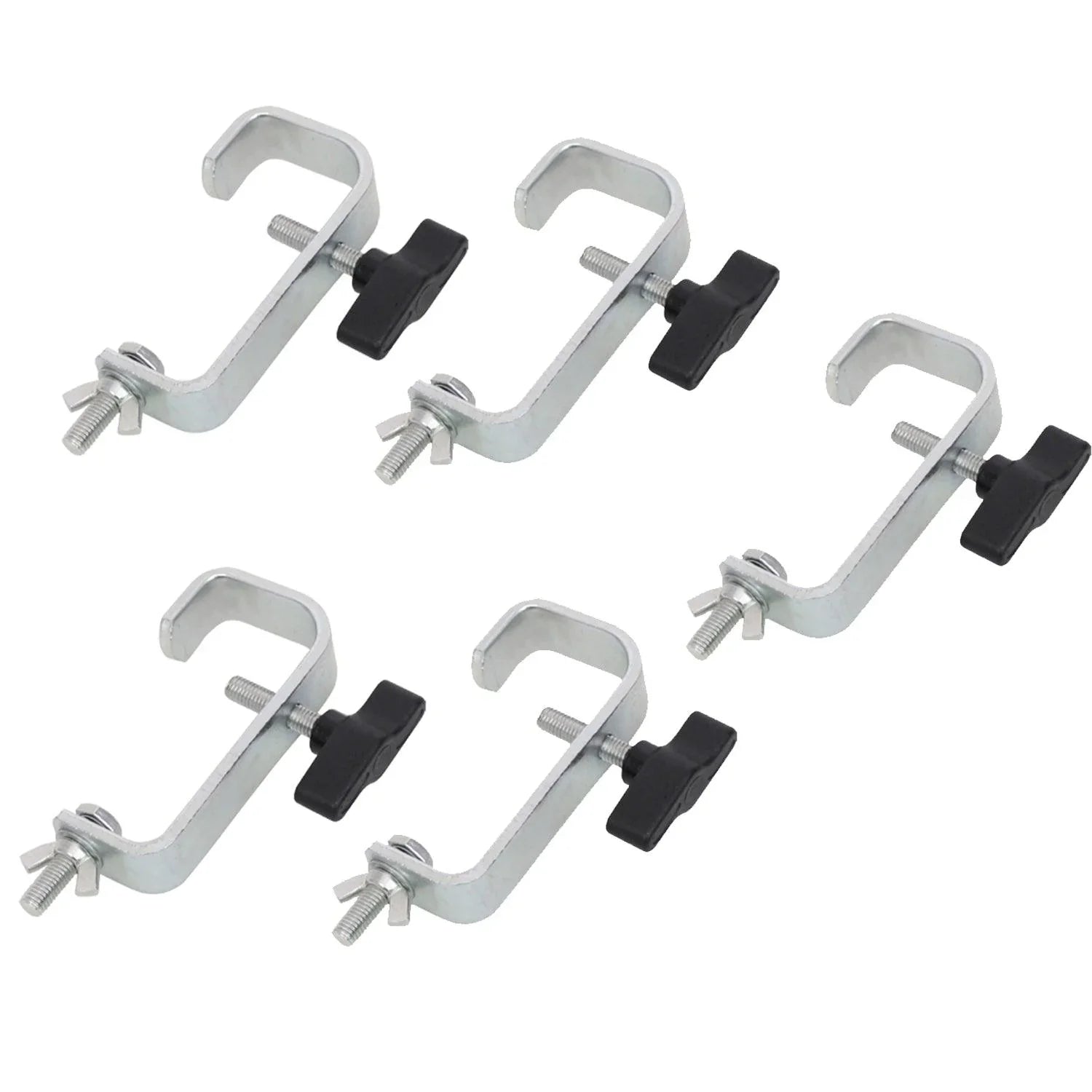 5 x Equinox 50mm G Clamp Chrome - DY Pro Audio