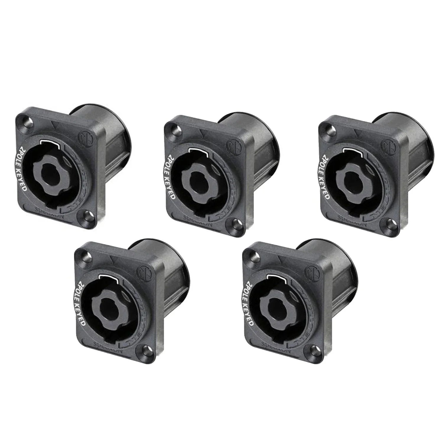 5 x Neutrik NL2MPXX Speakon Connector - DY Pro Audio