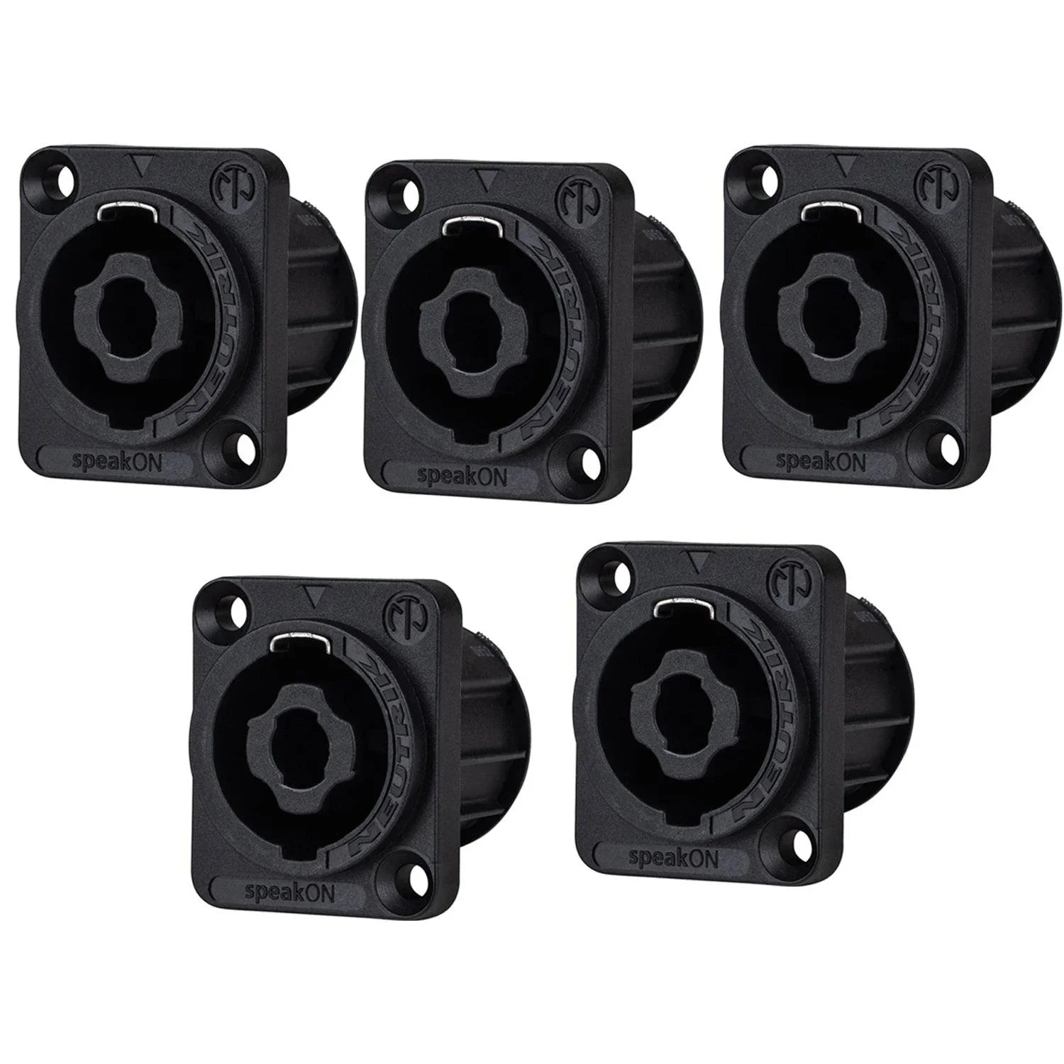 5 x Neutrik NL4MPXX Speakon Connector - DY Pro Audio