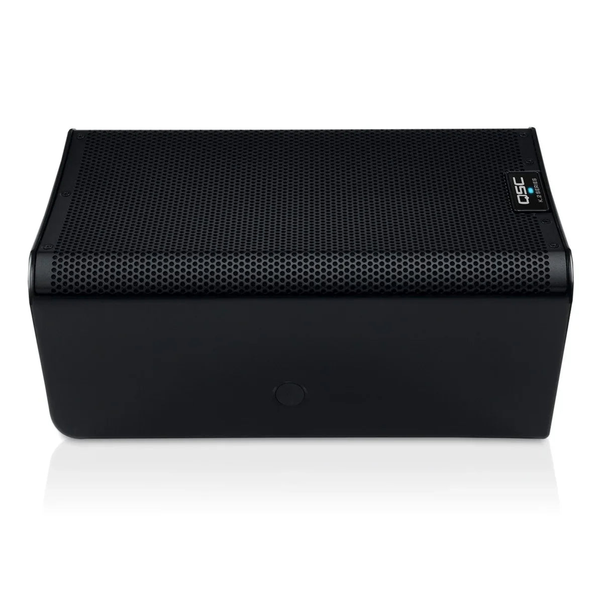 2 x QSC K8.2 8'' Active PA Speaker with Speaker Stands