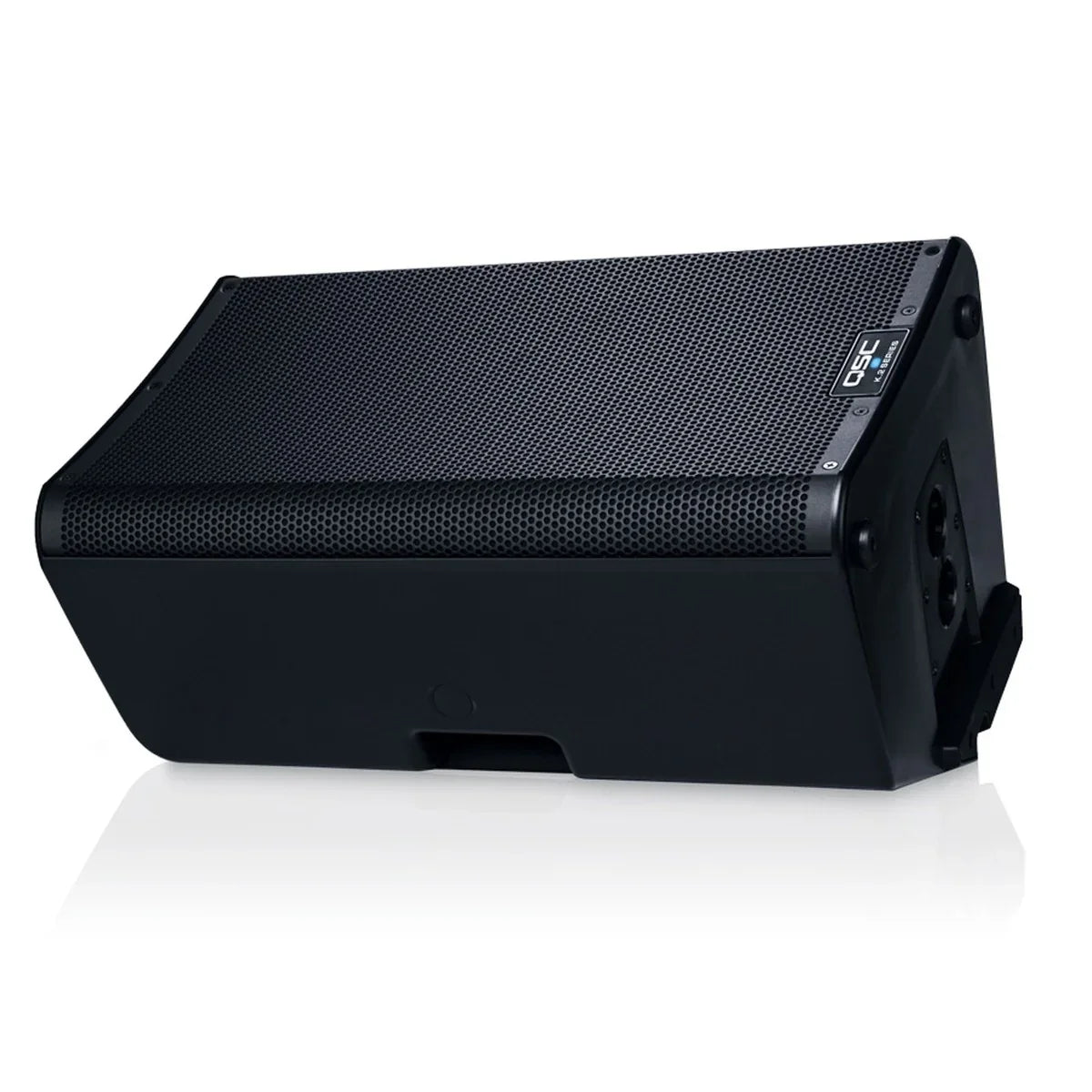 2 x QSC K10.2 10'' Active PA Speaker with Speaker Stands