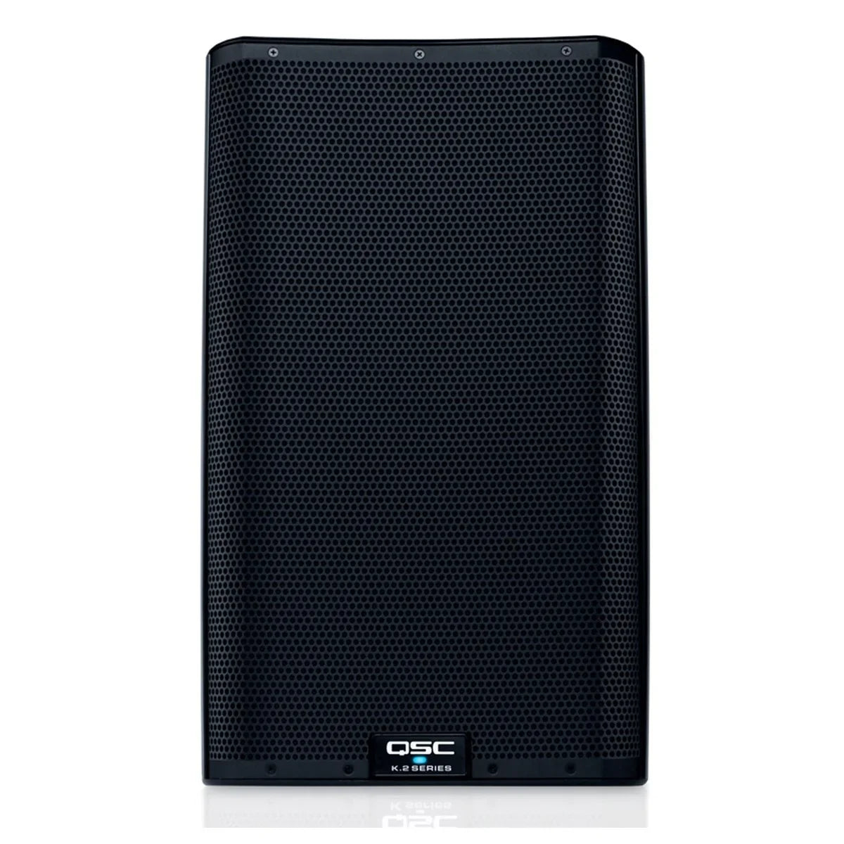 2 x QSC K12.2 12'' Active PA Speaker With Speaker Stands