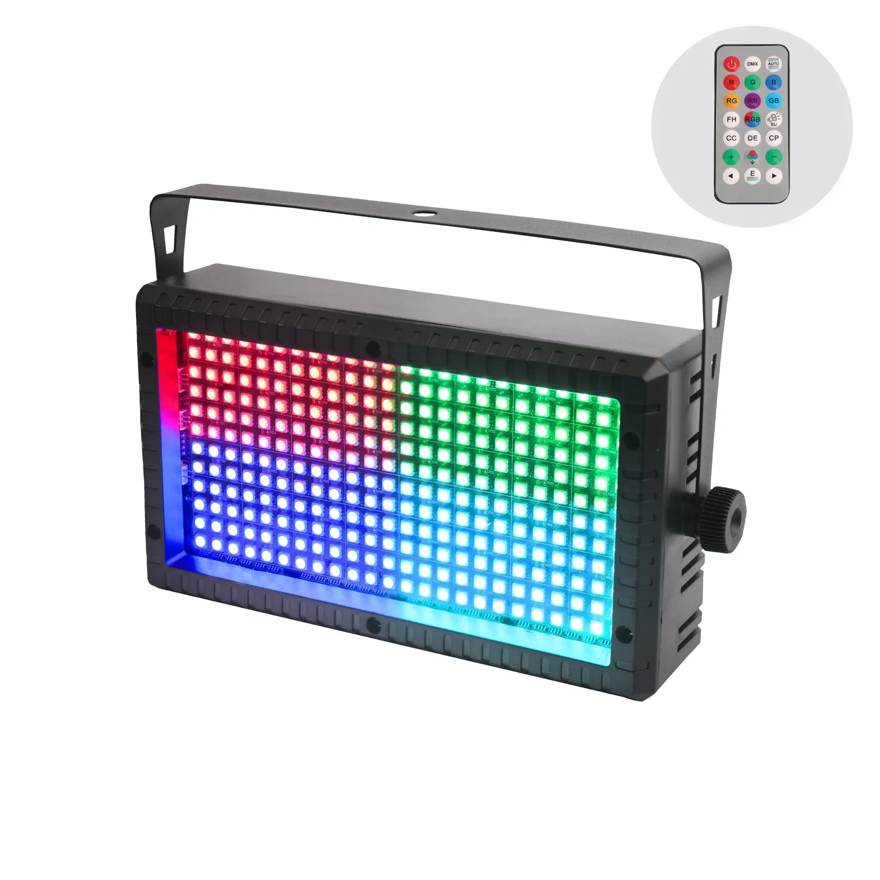 2 X Equinox FX Block RGB LED Strobe Effect Light with DMX Cable