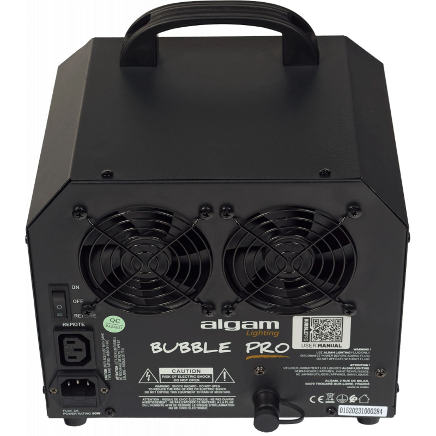 Algam Lighting BUBBLE-PRO Professional Bubble Machine