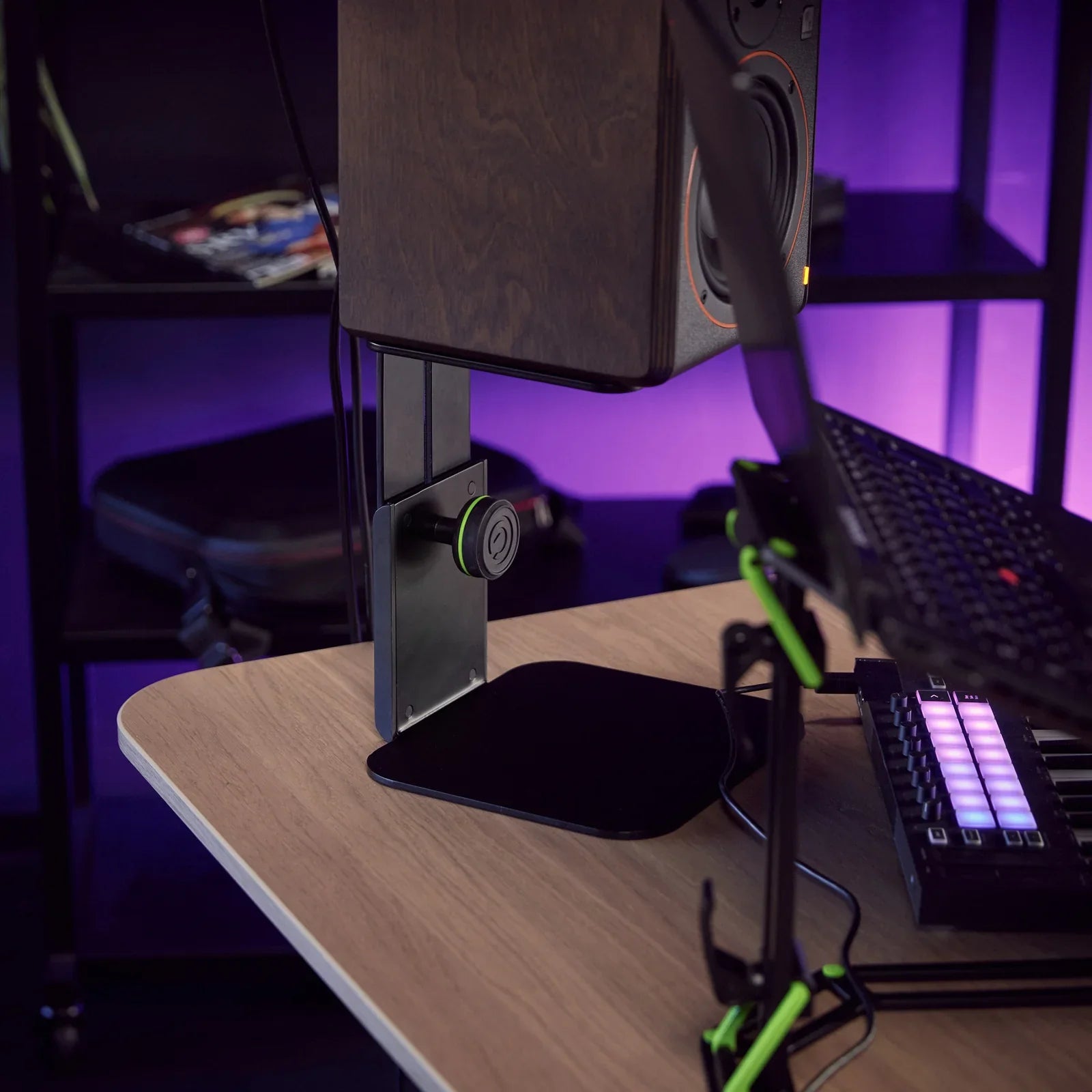 Gravity SP 3102 C B Compact Studio Monitor Table Speaker Stand