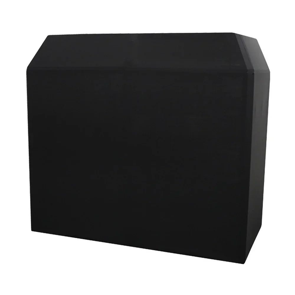 Ultimax DJ Booth Pro DJ Booth with RGB Star Cloth with Corner Shefts and Pole Kit