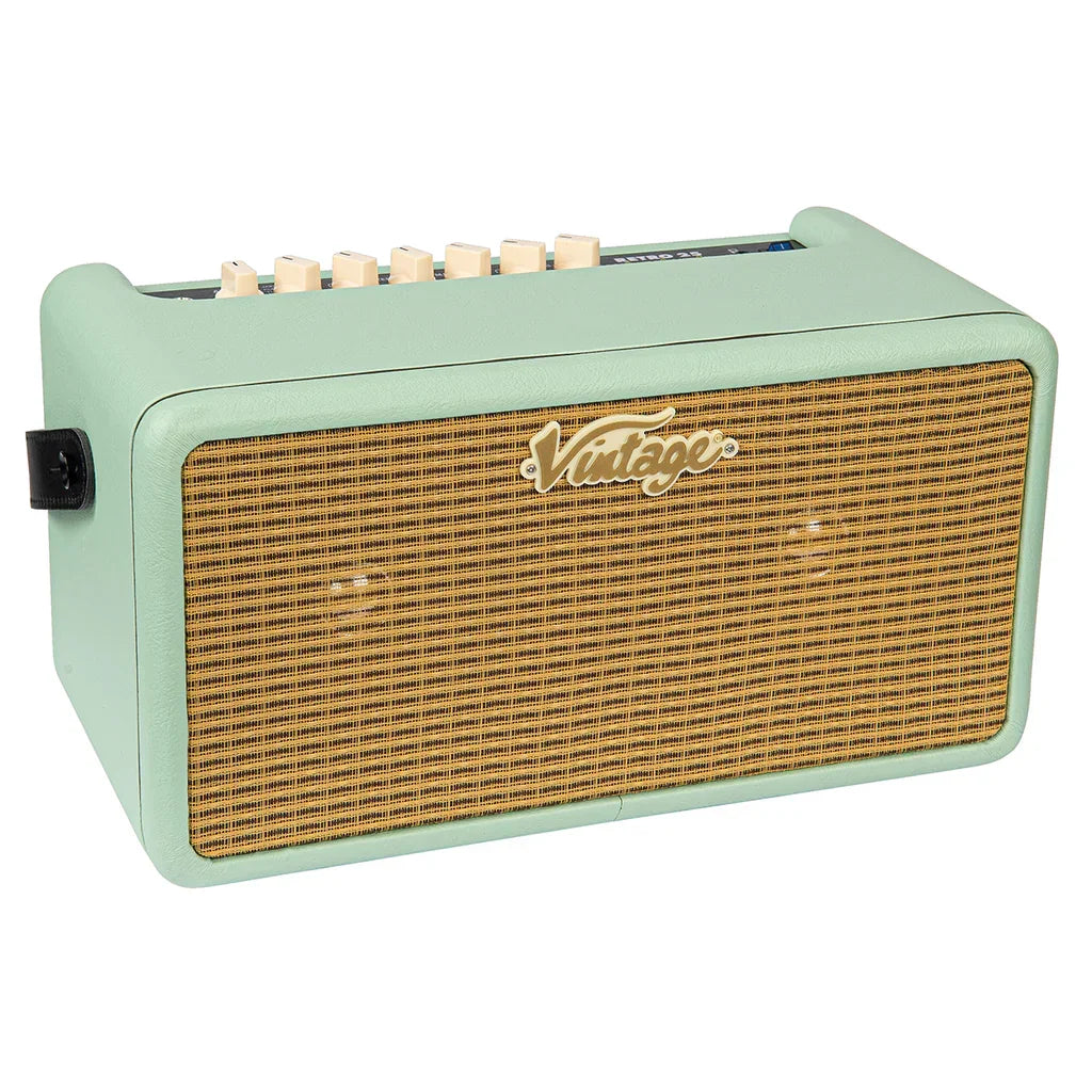 Vintage Retro 25W Guitar Amplifier with DSP Mint Green