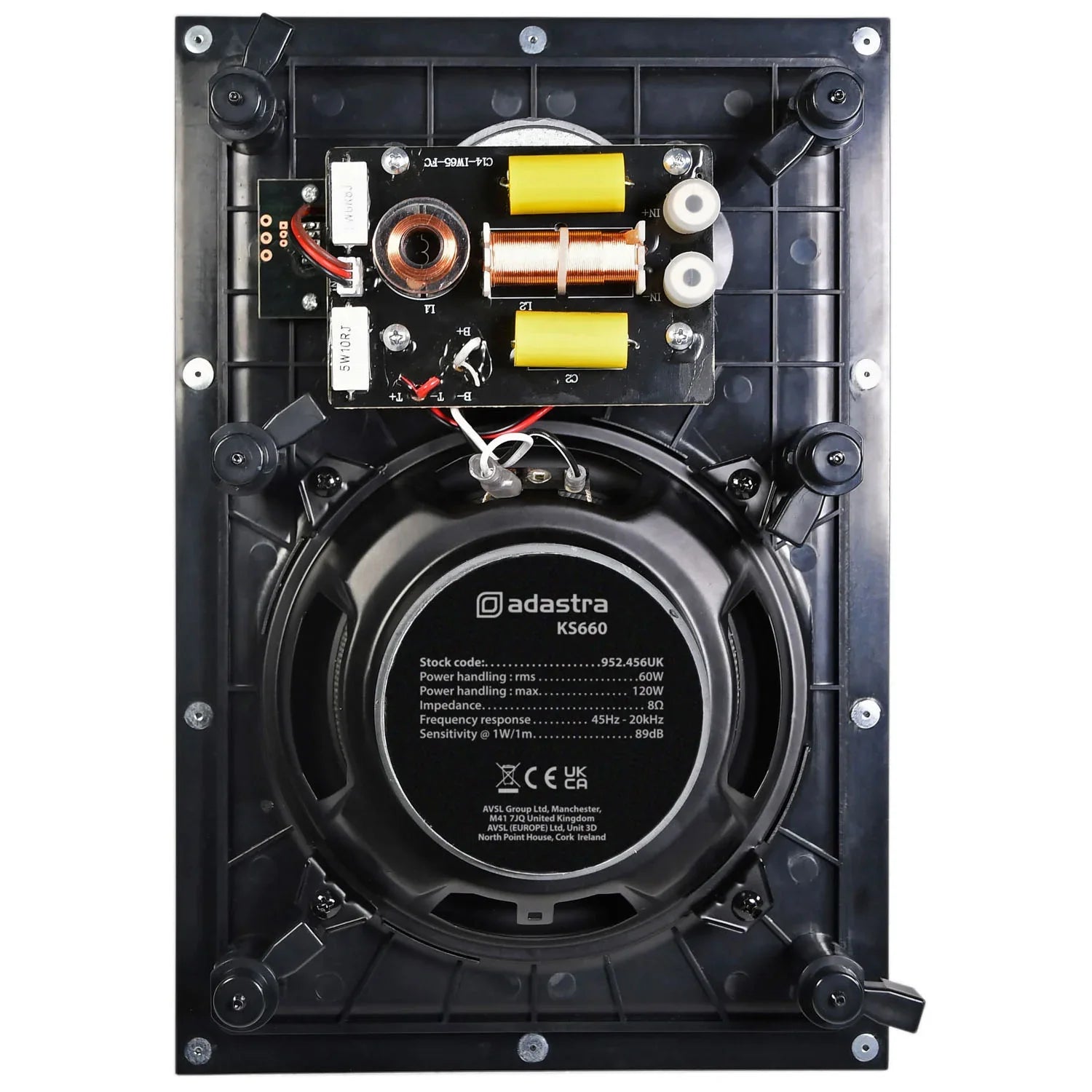 Adastra KS660 in-wall speaker delivering clear sound in home or office setup