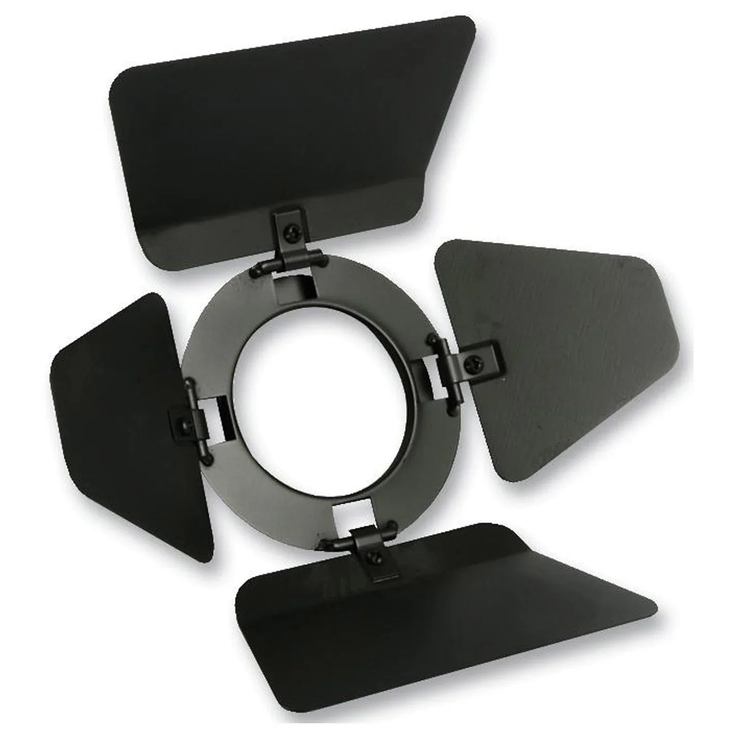 8 x Pulse Black Par 16 Birdie Barn Doors