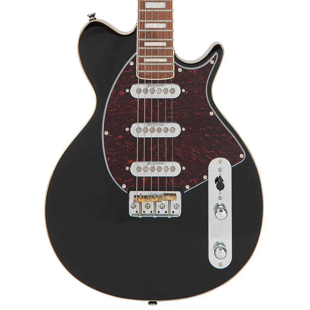 Vintage REVO Series 'Vision' Electric Guitar Boulevard Black