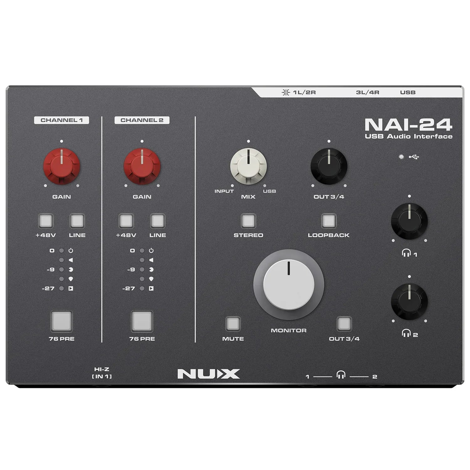NUX NAI-24 USB Audio Interface