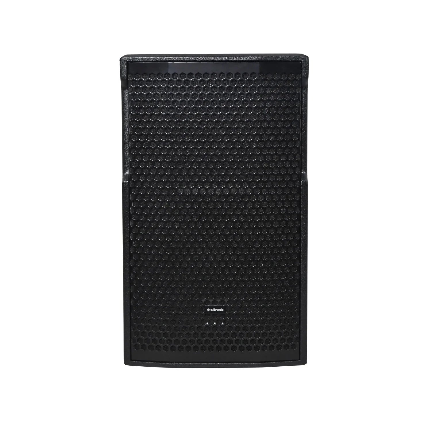 2 x Citronic Corva-12A 1400W 12" PA Speaker with Stands and Cables