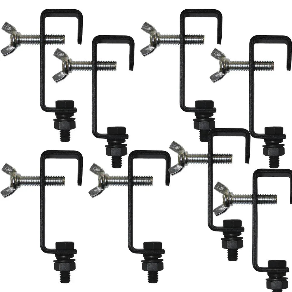 8 x Equinox 25mm G Clamp for DJ Booth - DY Pro Audio