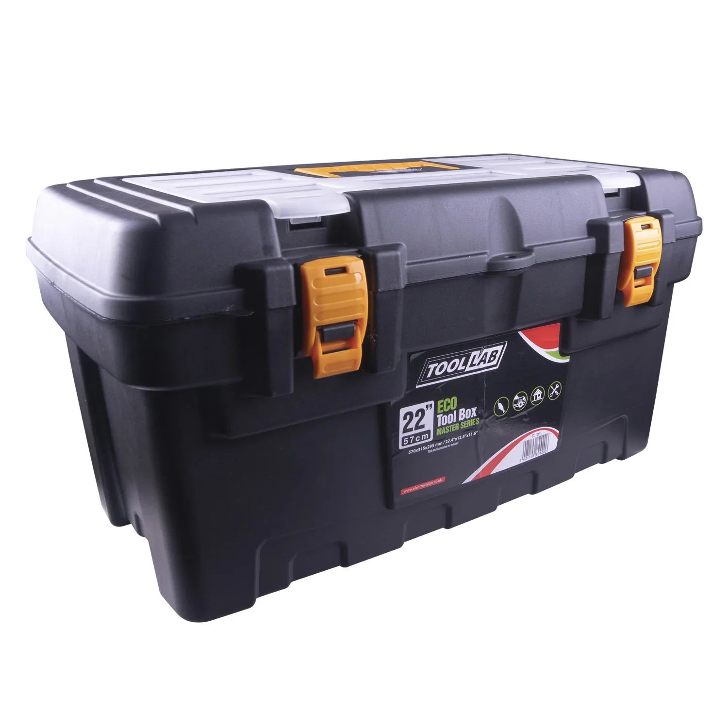 Toollab 22" Master Series Tool Box with Tray