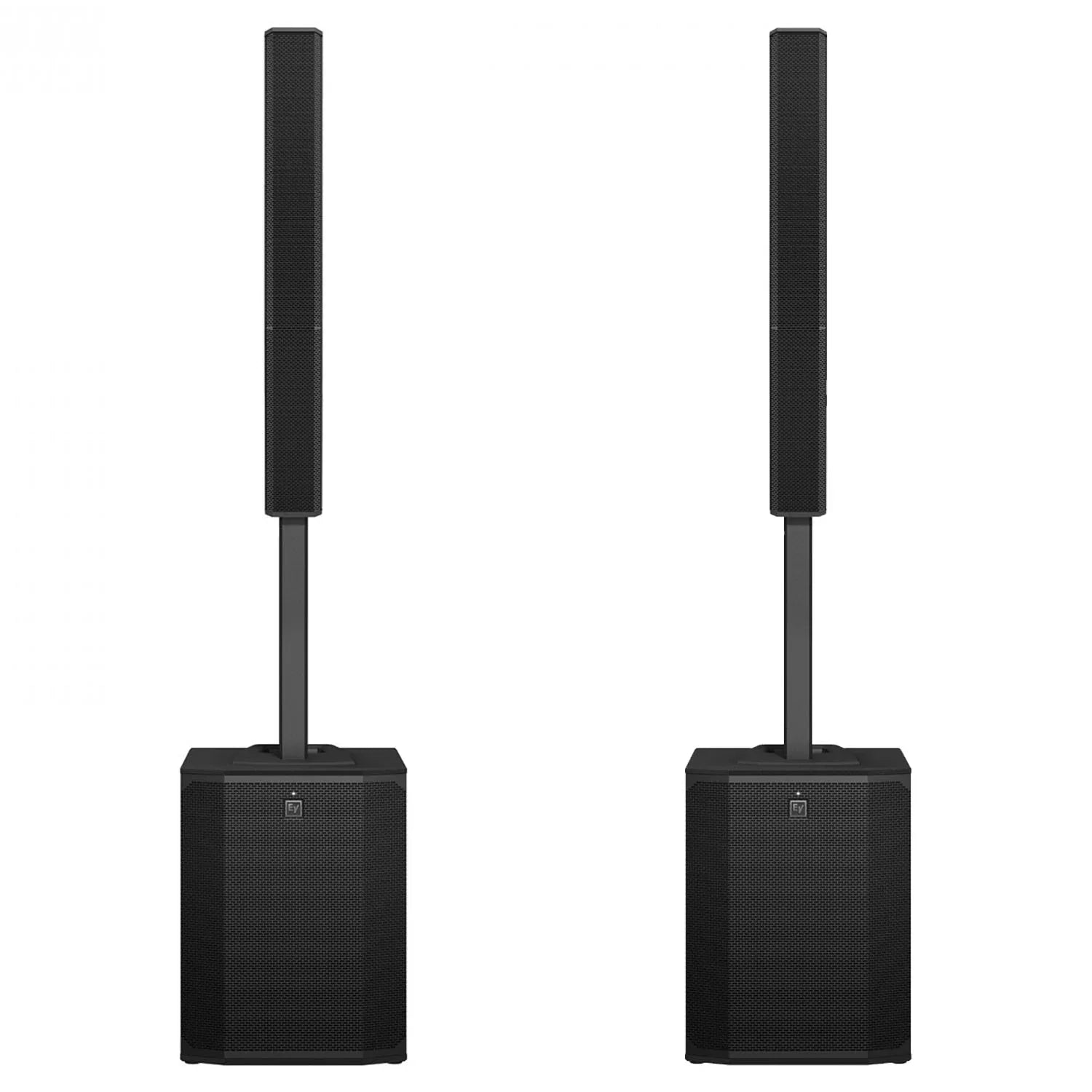 2 X Electro-Voice Evolve 90 Column PA System, Black