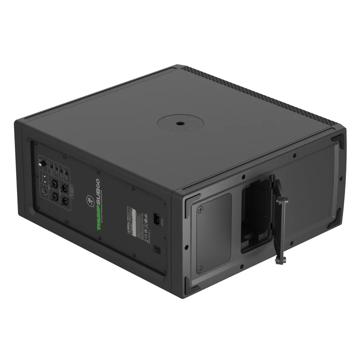 "Compact Mackie Thump Sub Go portable PA system subwoofer"