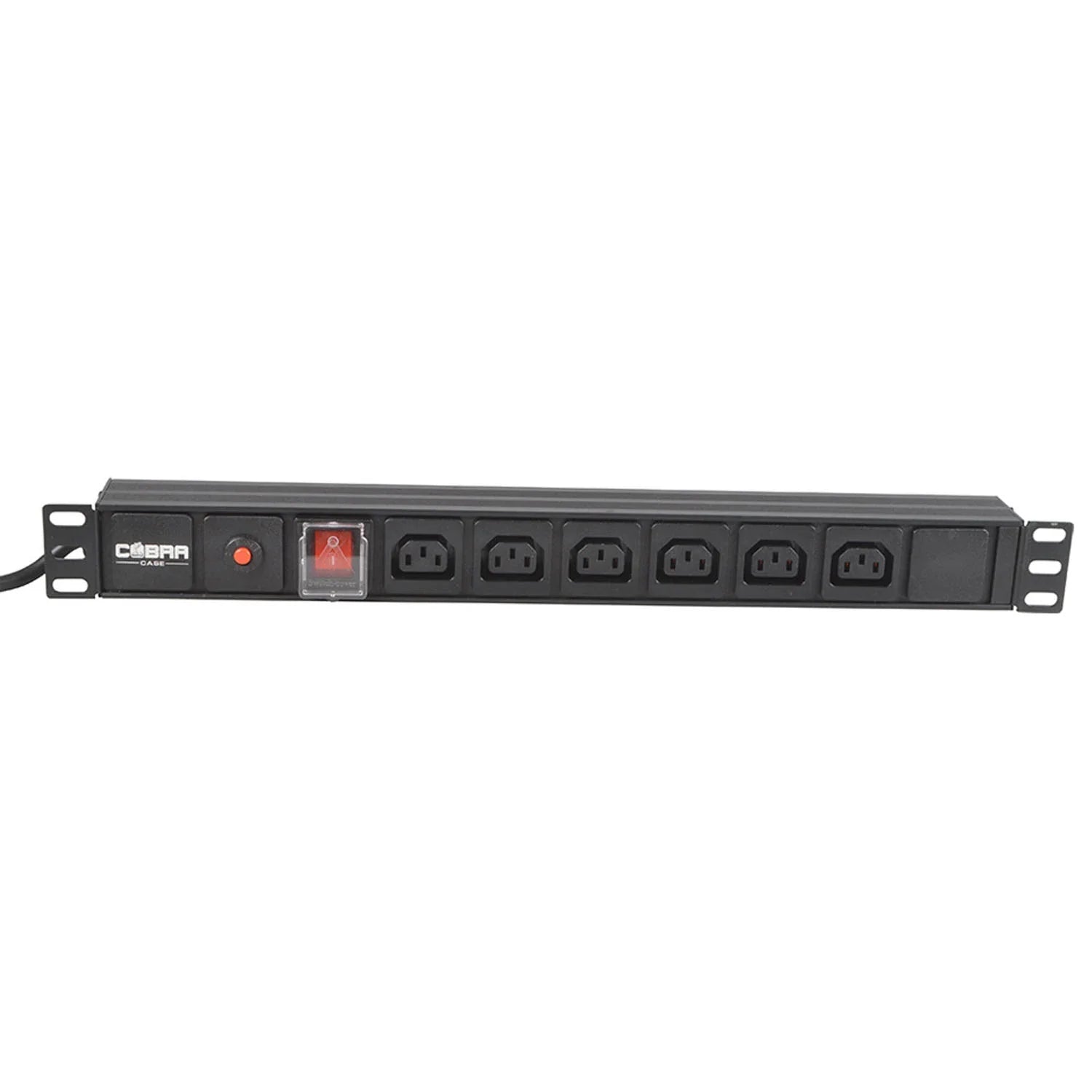 Cobra CW PDU 6-Way (IEC Socket) 6 Socket PDU (IEC) with on/off switch, C20 IEC plug, 1.8m Cable