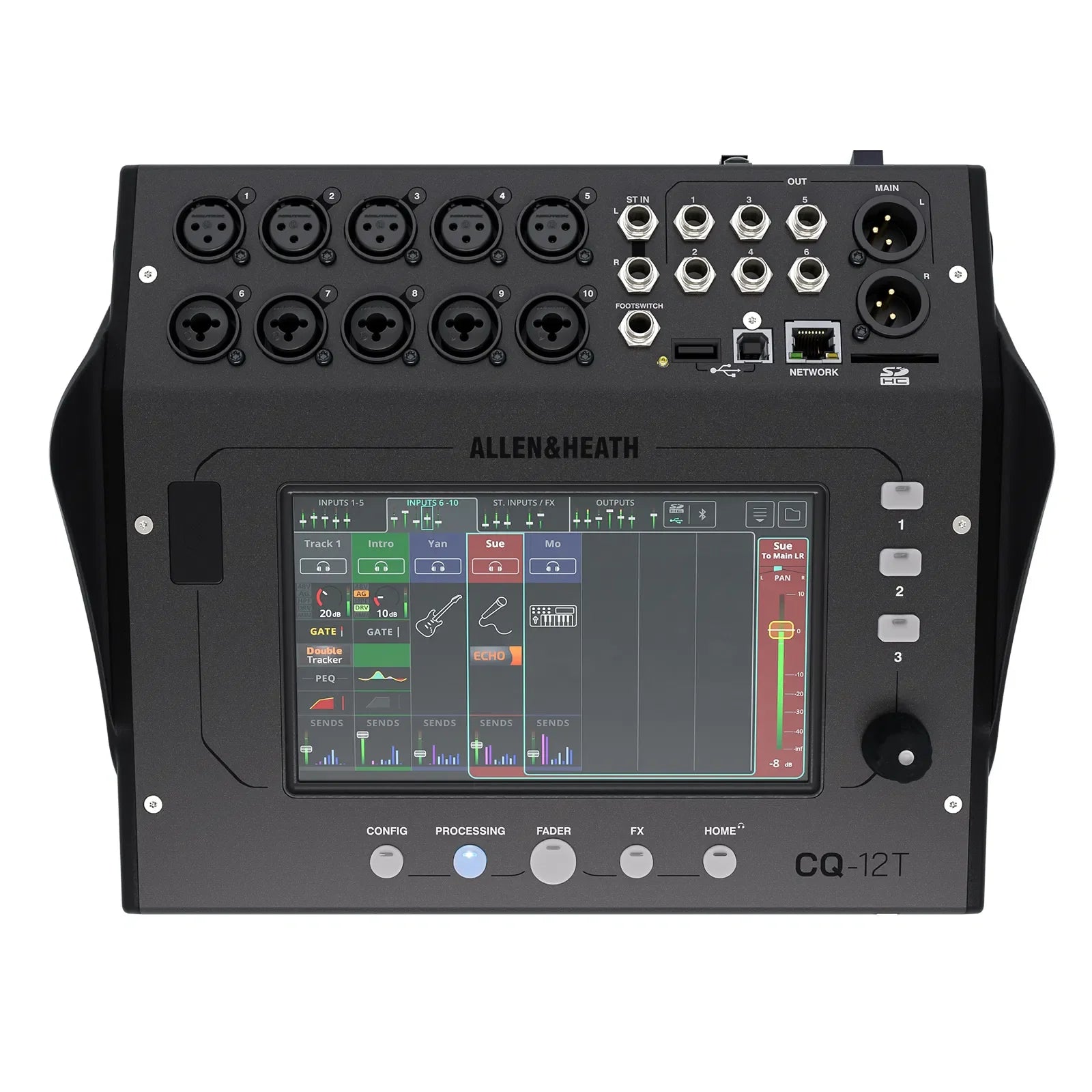Allen & Heath CQ12T Small Format Digital Mixing Console