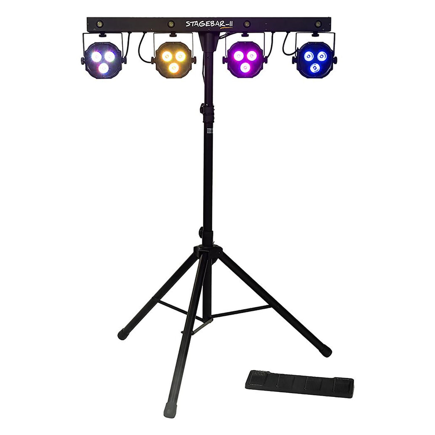 Algam Lighting STAGEBAR-II 2-in-1 Par Can LED Bar – front view