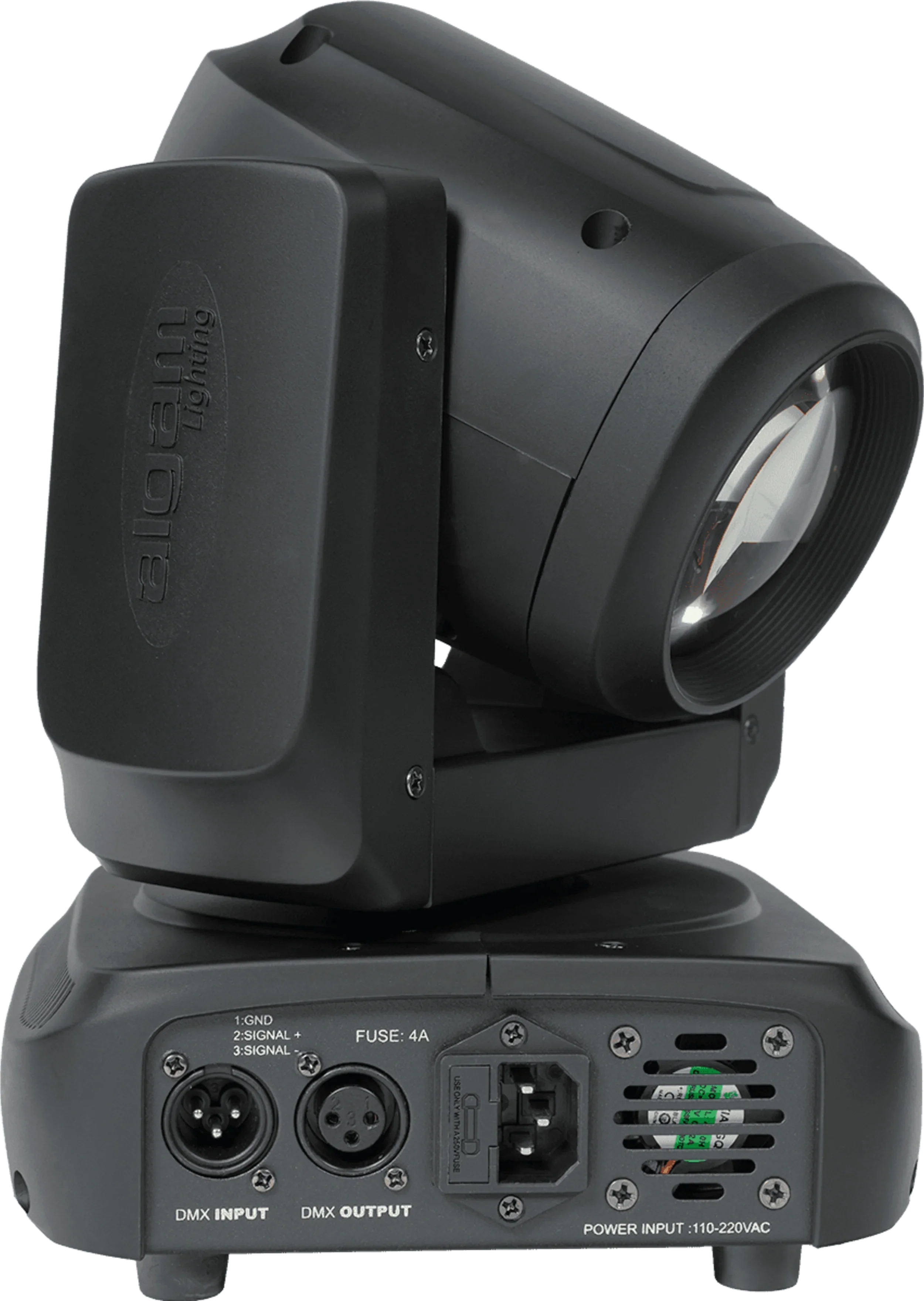 2 x Algam Lighting MB80 80W LED Beam Moving Head with DMX Cable