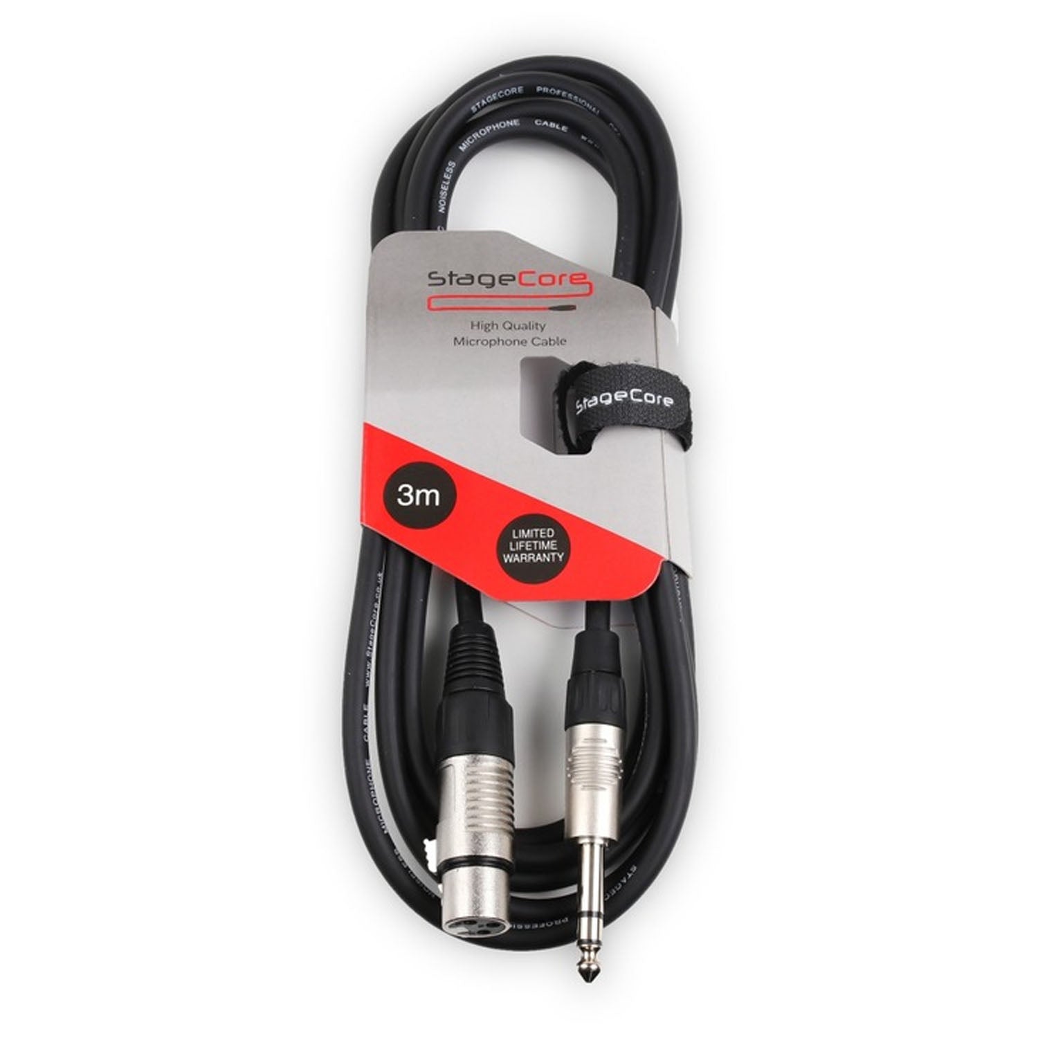 Stagecore 3m Black Female XLR to Stereo Jack Cable