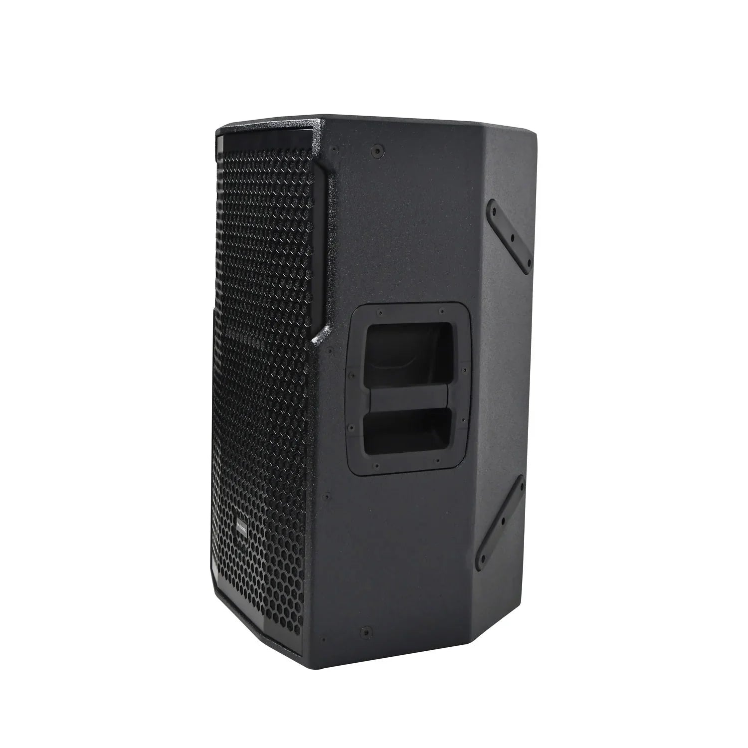 2 x Citronic Corva-12A 1400W 12" PA Speaker with Stands and Cables