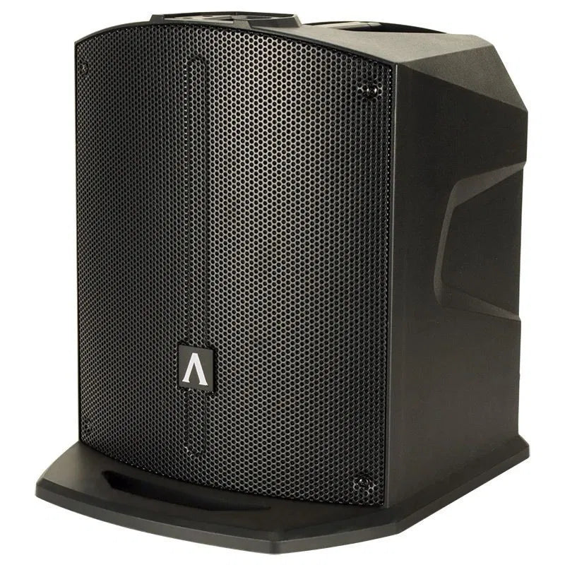 “Front view of Avante AS8 powered speaker for professional audio”