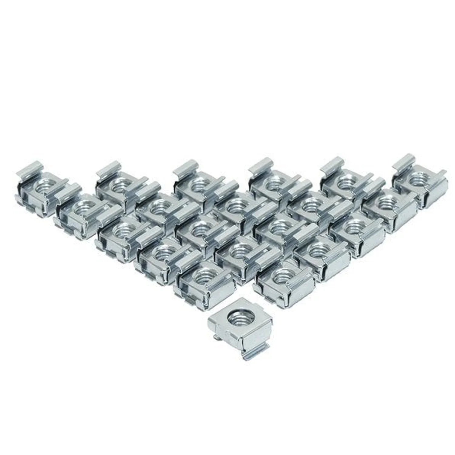 50 x Penn Elcom M6 Cage Nuts for 19" Rack Equipment