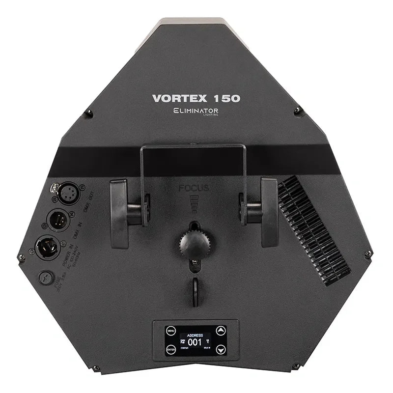 2 X Eliminator Lighting Vortex 150 150w Moonflower Effect Light With DMX Cable