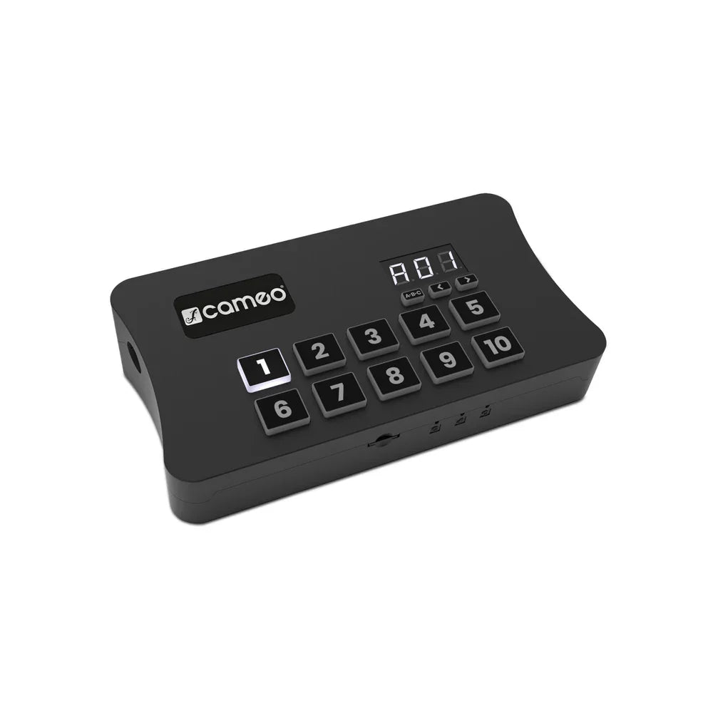 Cameo DVC CUE USB to DMX Interface with up to 2048 DMX Channels and Illuminated Control Panel