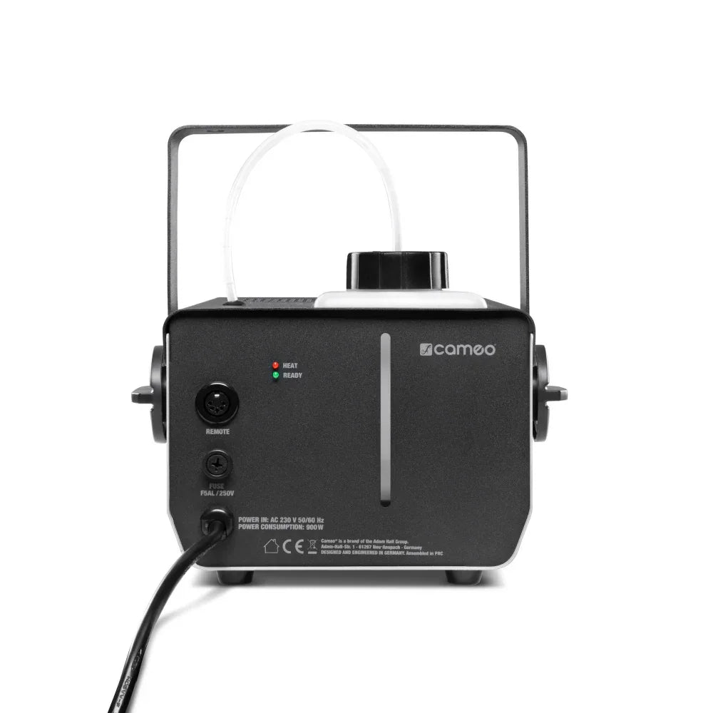 Cameo PHANTOM F3 Fog Machine with 950 W Heating Output and Internally Illuminated Fluid Tank