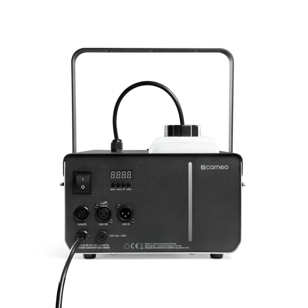 Cameo PHANTOM F5 1500 W High Output Fog Machine with Two-Color Tank Illumination