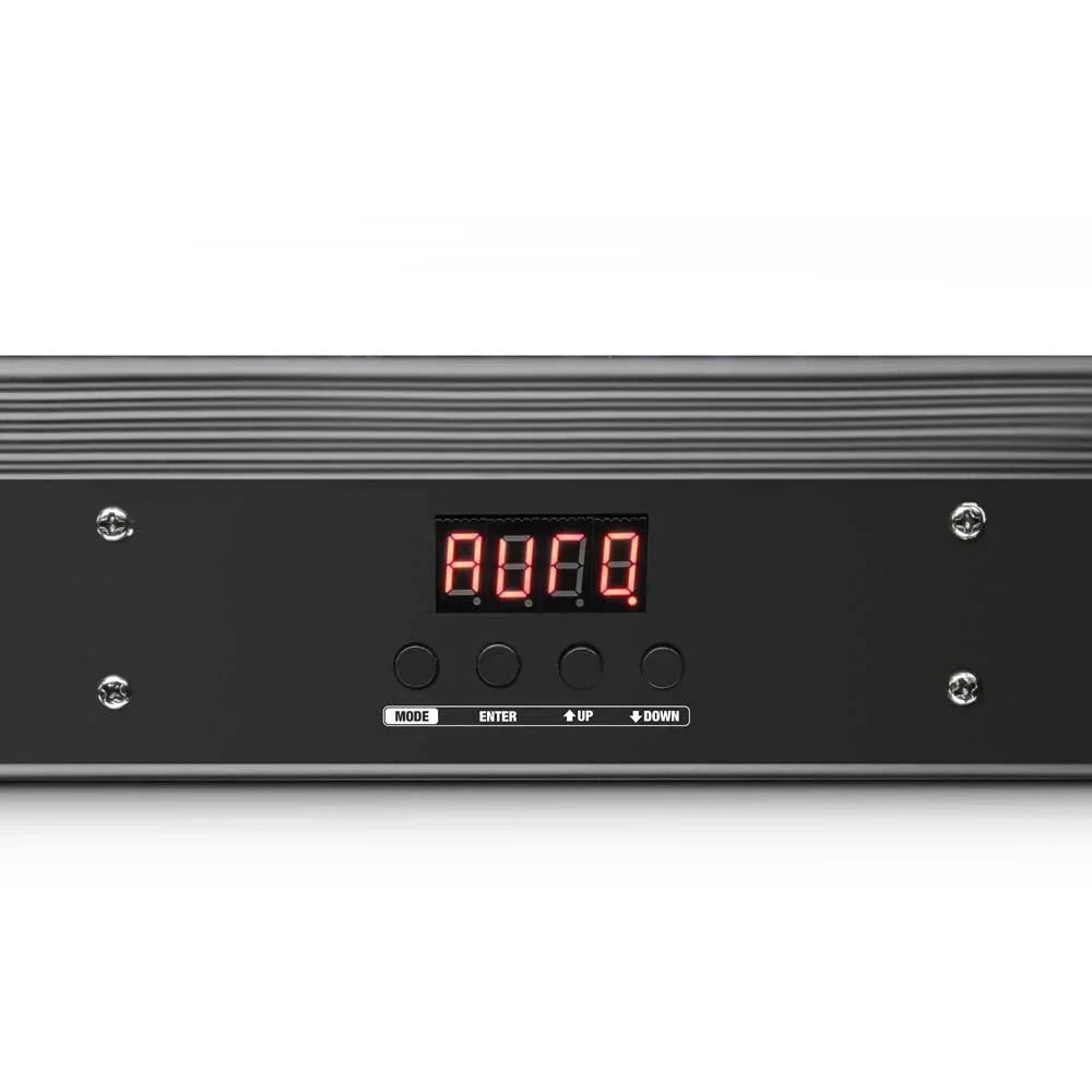 Cameo UV BAR 200 IR 12 x 3 W UV LED Bar in Black Housing with IR Remote Control