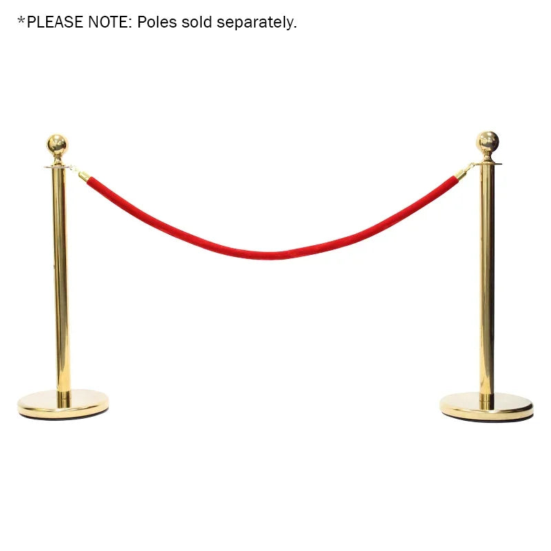 elumen8 Rope Red Velvet Gold Barrier Series