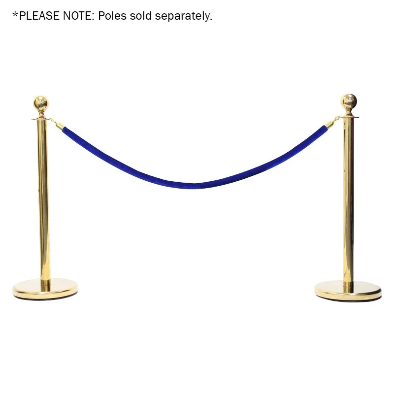 elumen8 Rope Blue Velvet Gold Barrier Series