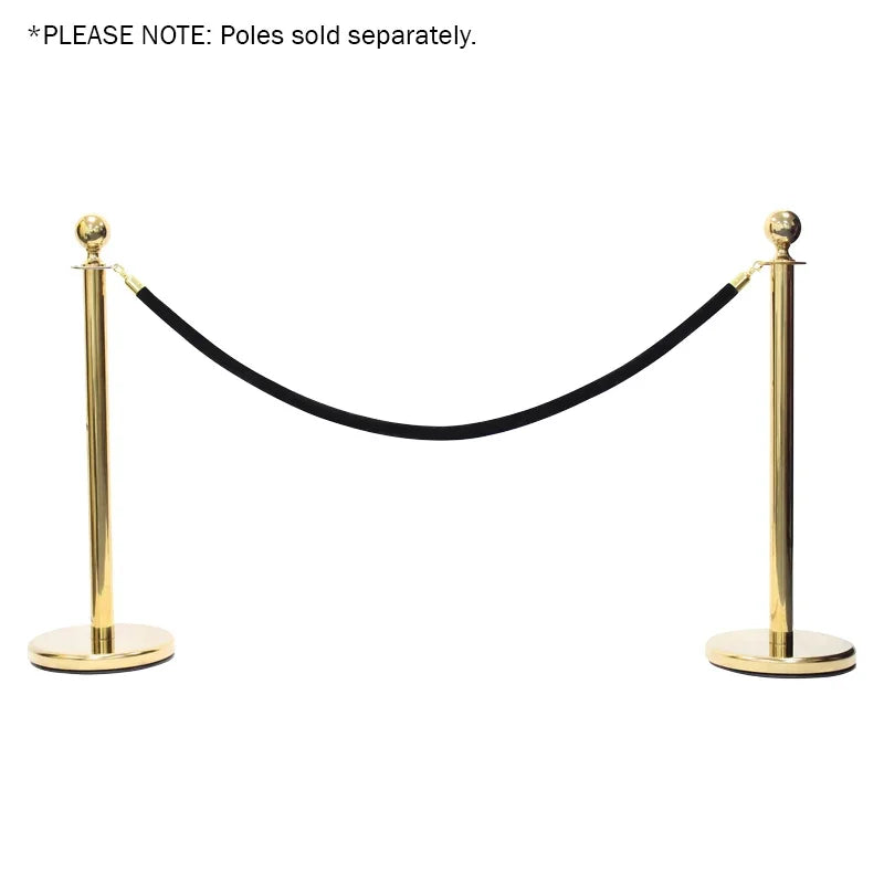 elumen8 Rope Black Velvet Gold Barrier Series